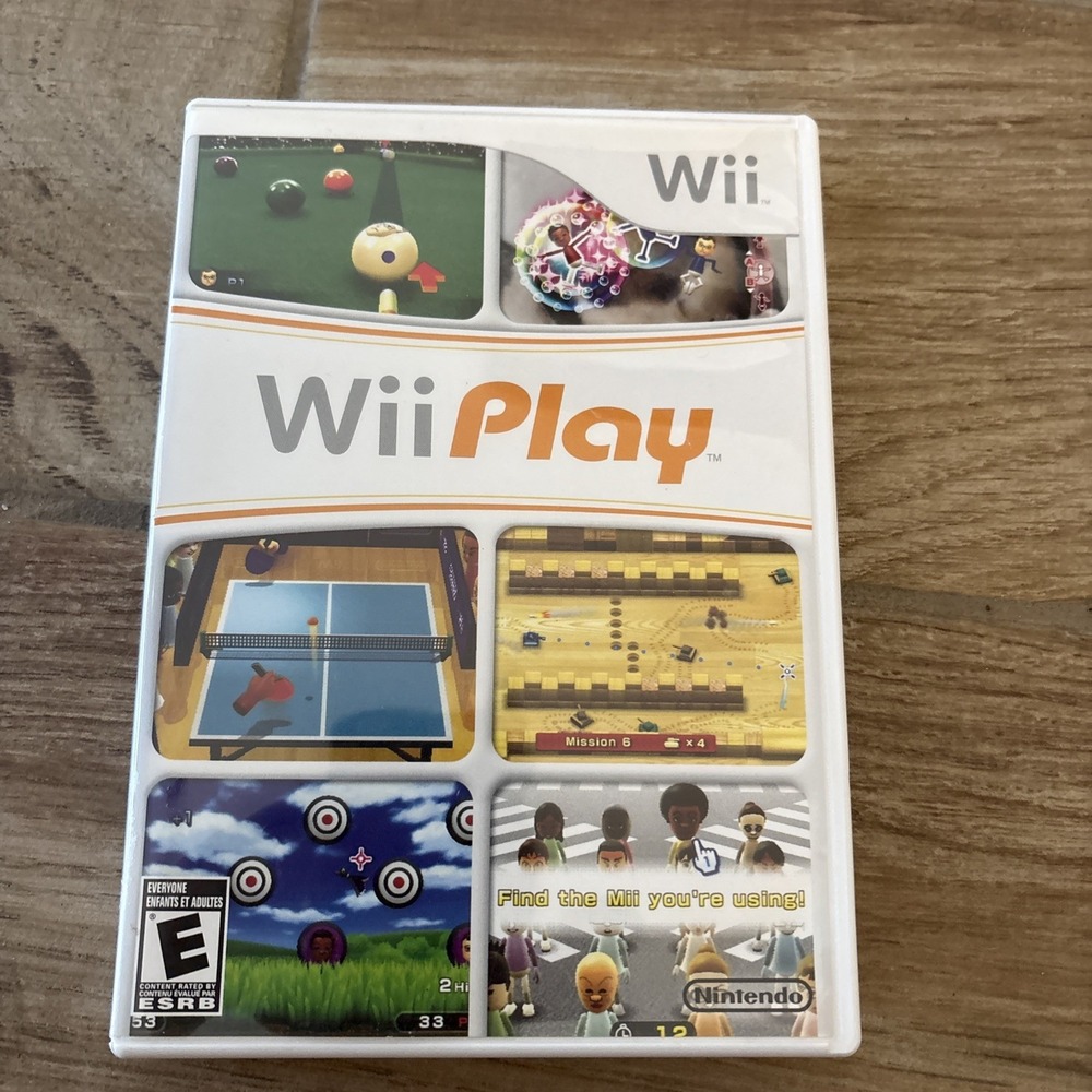 WII PLAY Nintendo Wii In Box- Tested-‎ Works!